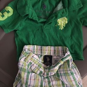 Polo Ralph Lauren 0-3 mo. baby boys set